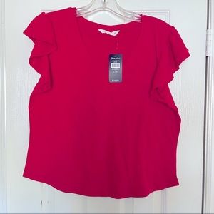 COPY - Bluenotes Crop Top Red